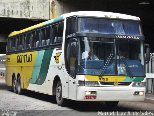Empresa Gontijo de Transportes 11155 na cidade de Belo Horizonte, Minas Gerais, Brasil, por Marcel  Sales. Número da foto: #2334259.