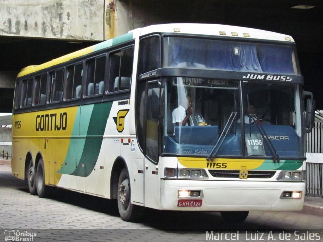 Empresa Gontijo de Transportes 11155 na cidade de Belo Horizonte, Minas Gerais, Brasil, por Marcel  Sales. ID da foto: 2334259.