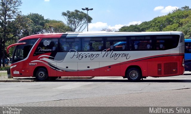 Empresa de Ônibus Pássaro Marron 5401 na cidade de São Paulo, São Paulo, Brasil, por Matheus Silva. Número da foto: #2277990.