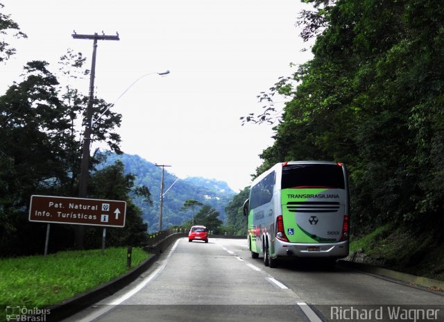 Transbrasiliana Transportes e Turismo 51001 na cidade de Petrópolis, Rio de Janeiro, Brasil, por Richard Wagner. ID da foto: 2279649.