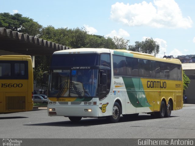 Empresa Gontijo de Transportes 15970 na cidade de Araxá, Minas Gerais, Brasil, por Guilherme Antonio. Número da foto: #2279664.