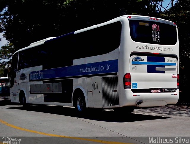 VIDA - Viação Danúbio Azul 7001 na cidade de São Paulo, São Paulo, Brasil, por Matheus Silva. Número da foto: #2277946.
