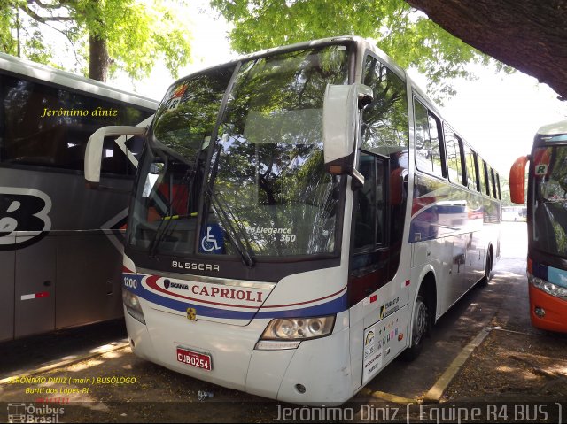 Viação Caprioli 1200 na cidade de São Paulo, São Paulo, Brasil, por Jerônimo Diniz. Número da foto: #2278893.