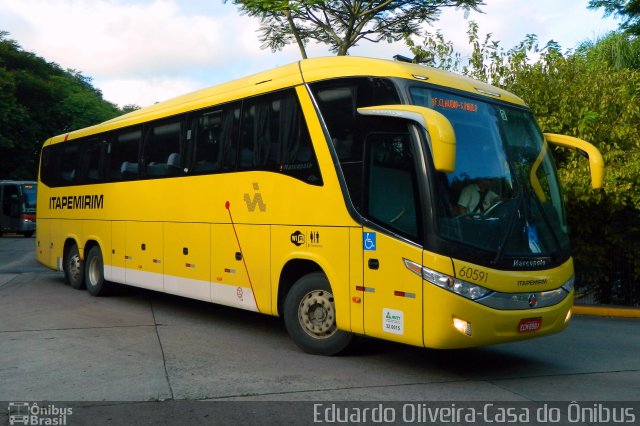 Viação Itapemirim 60591 na cidade de São Paulo, São Paulo, Brasil, por Eduardo Oliveira. Número da foto: #2279454.