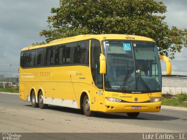 Viação Itapemirim 5505 na cidade de Jaboatão dos Guararapes, Pernambuco, Brasil, por Luiz Carlos de Santana. ID da foto: 2279315.