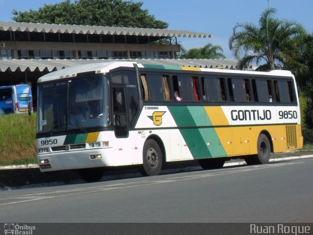 Empresa Gontijo de Transportes 9850 na cidade de Americana, São Paulo, Brasil, por Ruan Roque. ID da foto: 2279980.