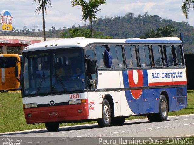 Viação São Cristóvão 760 na cidade de Ribeirão Vermelho, Minas Gerais, Brasil, por Pedro Henrique Gumercindo da Silva. Número da foto: #2336010.