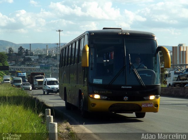 Golden Bus 4009 na cidade de Belo Horizonte, Minas Gerais, Brasil, por Adão Raimundo Marcelino. Número da foto: #2337406.