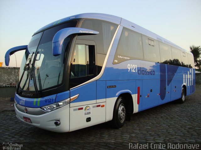 UTIL - União Transporte Interestadual de Luxo 9121 na cidade de São Vicente, São Paulo, Brasil, por Rafael Cmte Rodonave. Número da foto: #2337286.