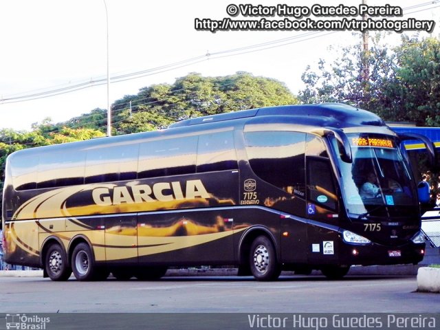 Viação Garcia 7175 na cidade de Maringá, Paraná, Brasil, por Victor Hugo Guedes Pereira. ID da foto: 2335869.