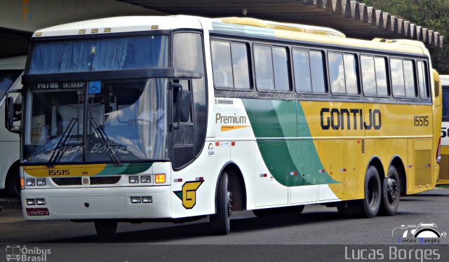 Empresa Gontijo de Transportes 15515 na cidade de Araxá, Minas Gerais, Brasil, por Lucas Borges . ID da foto: 2336674.