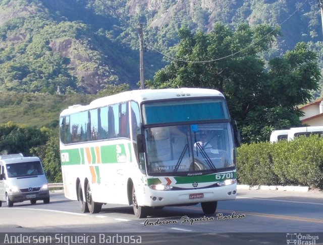 Cia. São Geraldo de Viação 6701 na cidade de João Neiva, Espírito Santo, Brasil, por Anderson Siqueira Barbosa. Número da foto: #2336745.