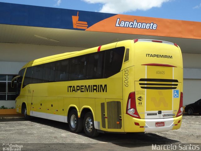 Viação Itapemirim 60605 na cidade de Santo Antônio da Platina, Paraná, Brasil, por Luis Marcelo Santos. Número da foto: #2336916.