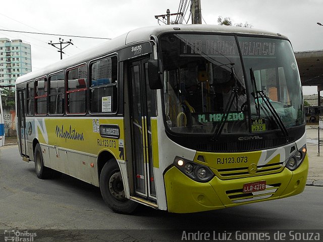 Viação Nilopolitana RJ 123.073 na cidade de Nova Iguaçu, Rio de Janeiro, Brasil, por André Luiz Gomes de Souza. ID da foto: 2337429.