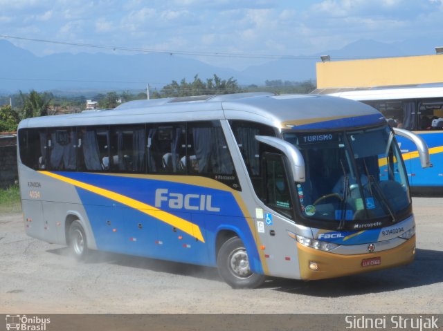 Fácil Transportes e Turismo RJ 140.034 na cidade de Guaratinguetá, São Paulo, Brasil, por Sidnei Machado Strujak. Número da foto: #2336042.