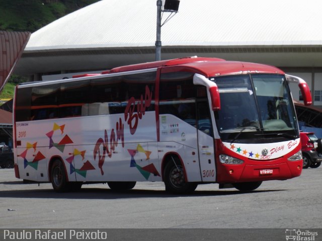 Play Bus Turismo 3010 na cidade de Aparecida, São Paulo, Brasil, por Paulo Rafael Peixoto. Número da foto: #2336890.