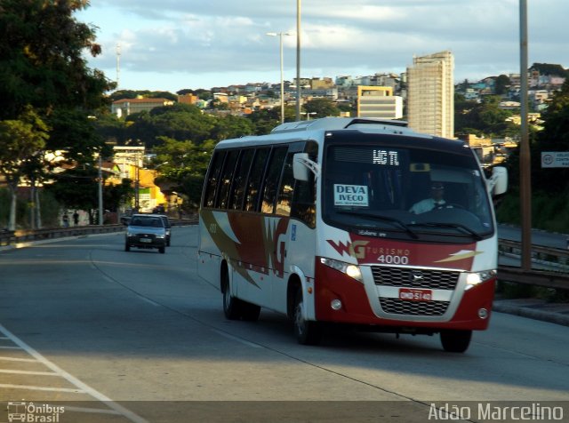 WG Turismo 4000 na cidade de Belo Horizonte, Minas Gerais, Brasil, por Adão Raimundo Marcelino. ID da foto: 2337517.