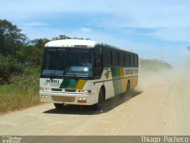 Empresa Gontijo de Transportes 3080 na cidade de Manga, Minas Gerais, Brasil, por Thiago  Pacheco. ID da foto: 2338787.