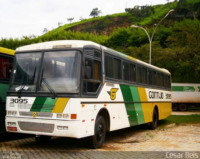 Empresa Gontijo de Transportes 3095 na cidade de Belo Horizonte, Minas Gerais, Brasil, por César Ônibus. ID da foto: 2338541.