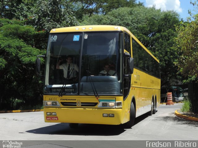 Viação Itapemirim 44101 na cidade de São Paulo, São Paulo, Brasil, por Fredson  Ribeiro. ID da foto: 2337792.