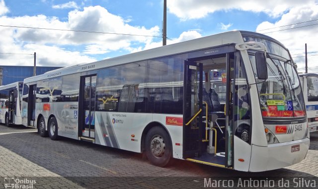 Metra - Sistema Metropolitano de Transporte 5405 na cidade de São Bernardo do Campo, São Paulo, Brasil, por Marco Antonio da Silva. ID da foto: 2338026.