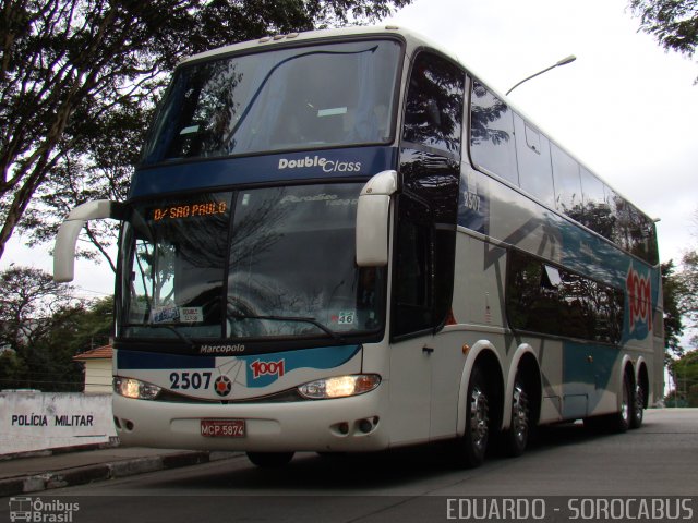 Auto Viação 1001 2507 na cidade de São Paulo, São Paulo, Brasil, por EDUARDO - SOROCABUS. ID da foto: 2339244.