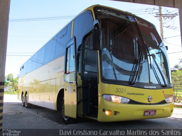 Viação Itapemirim 5021 na cidade de Barbacena, Minas Gerais, Brasil, por Davi Cristiano Carvalho Martins dos Santos. Número da foto: #2281598.