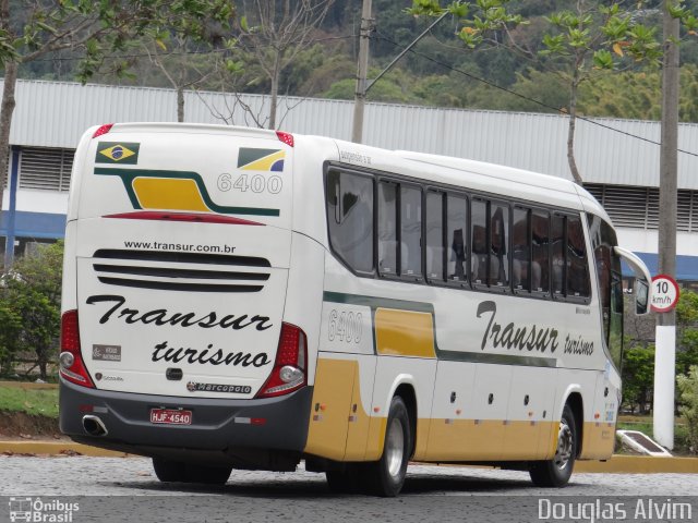 Transur - Transporte Rodoviário Mansur 6400 na cidade de Juiz de Fora, Minas Gerais, Brasil, por Douglas Alvim. ID da foto: 2281916.