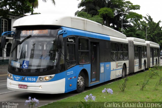 Viação Cidade Dutra 6 1638 na cidade de São Paulo, São Paulo, Brasil, por Carlos Eduardo Lopes. Número da foto: #2281989.