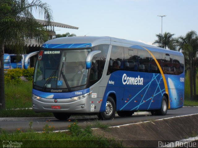 Viação Cometa 11501 na cidade de Americana, São Paulo, Brasil, por Ruan Roque. Número da foto: #2281207.