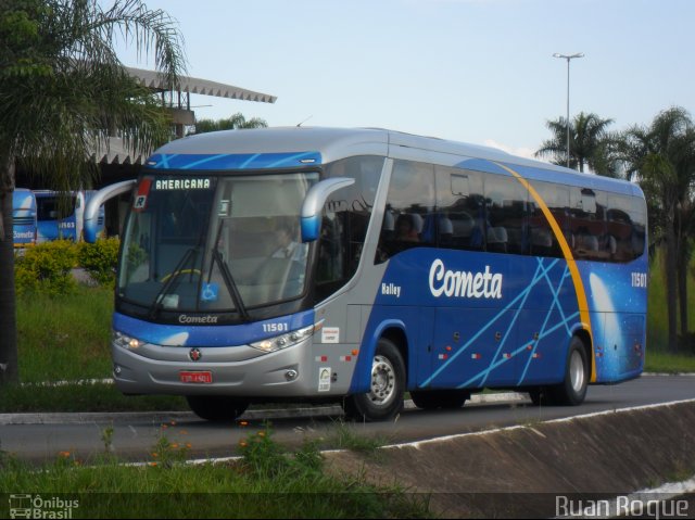 Viação Cometa 11501 na cidade de Americana, São Paulo, Brasil, por Ruan Roque. ID da foto: 2281207.