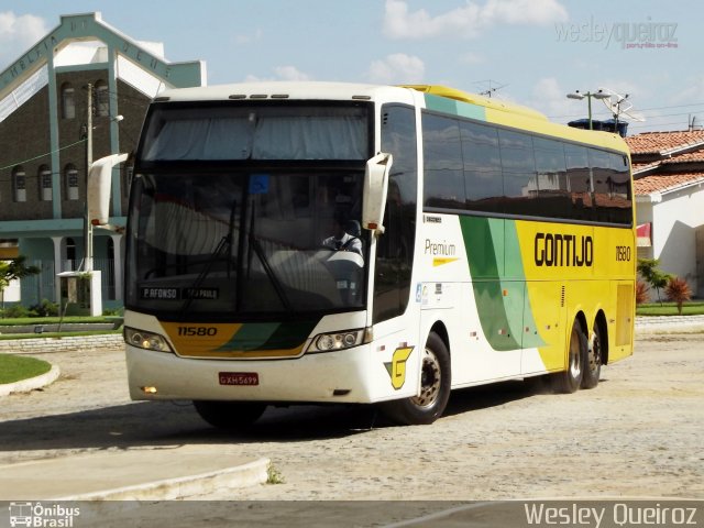 Empresa Gontijo de Transportes 11580 na cidade de Jeremoabo, Bahia, Brasil, por Wesley Queiroz. ID da foto: 2281279.