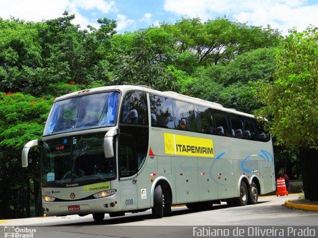 Viação Itapemirim 008 na cidade de São Paulo, São Paulo, Brasil, por Fabiano de Oliveira Prado. Número da foto: #2282105.