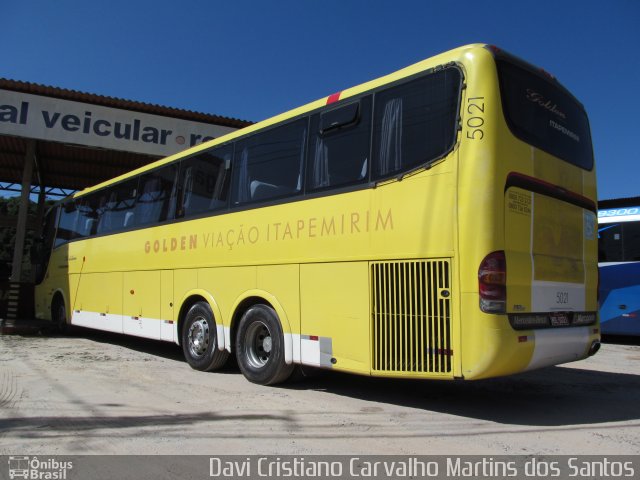 Viação Itapemirim 5021 na cidade de Barbacena, Minas Gerais, Brasil, por Davi Cristiano Carvalho Martins dos Santos. Número da foto: #2281570.