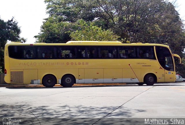 Viação Itapemirim 5805 na cidade de São Paulo, São Paulo, Brasil, por Matheus Silva. Número da foto: #2283307.