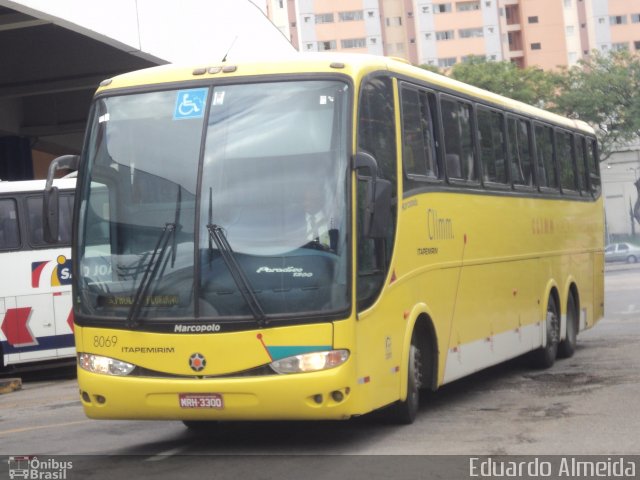 Viação Itapemirim 8069 na cidade de Sorocaba, São Paulo, Brasil, por Eduardo A. Almeida. ID da foto: 2282729.