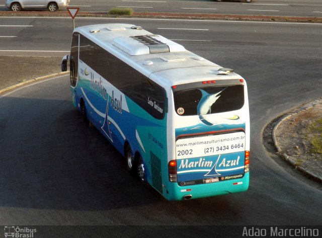 Marlim Azul Turismo 2002 na cidade de Belo Horizonte, Minas Gerais, Brasil, por Adão Raimundo Marcelino. ID da foto: 2284555.