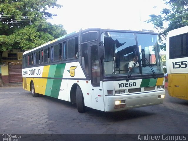 Empresa Gontijo de Transportes 10260 na cidade de Pirapora, Minas Gerais, Brasil, por Andrew Campos. ID da foto: 2284484.