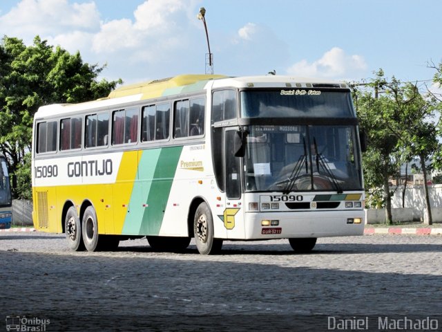 Empresa Gontijo de Transportes 15090 na cidade de Vitória da Conquista, Bahia, Brasil, por Daniel  Machado. ID da foto: 2284560.