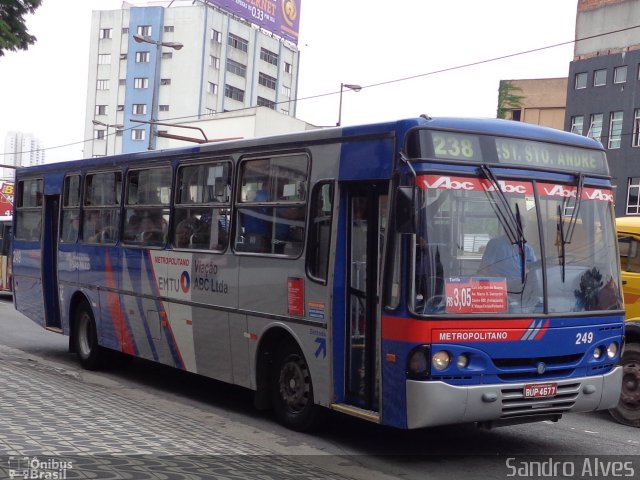 Auto Viação ABC 249 na cidade de São Bernardo do Campo, São Paulo, Brasil, por Sandro Alves. Número da foto: #2283445.