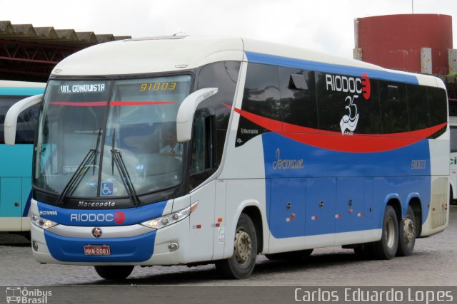 Viação Riodoce 91003 na cidade de Vitória da Conquista, Bahia, Brasil, por Carlos Eduardo Lopes. Número da foto: #2282248.