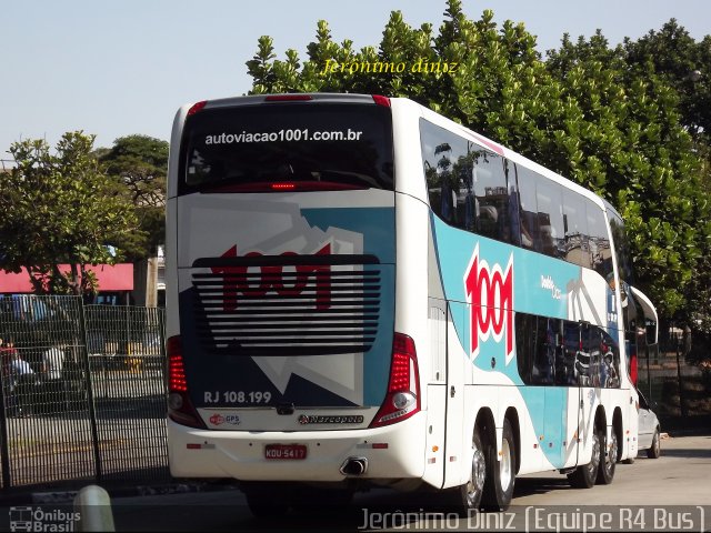 Auto Viação 1001 RJ 108.199 na cidade de São Paulo, São Paulo, Brasil, por Jerônimo Diniz. Número da foto: #2285517.