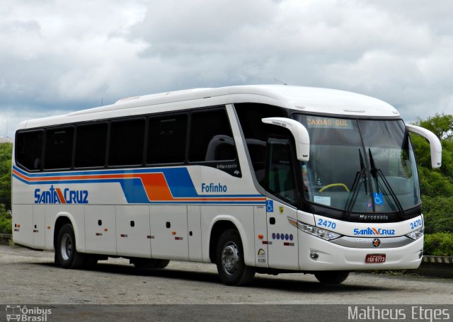 VUSC - Viação União Santa Cruz 2470 na cidade de Santa Maria, Rio Grande do Sul, Brasil, por Matheus Etges. ID da foto: 2285291.