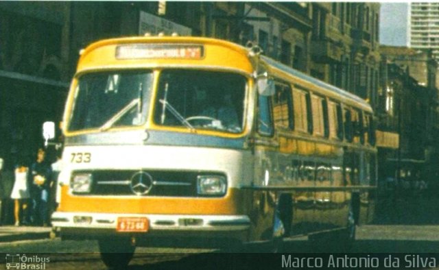 Viação Itapemirim 733 na cidade de Vitória, Espírito Santo, Brasil, por Marco Antonio da Silva. Número da foto: #2286443.