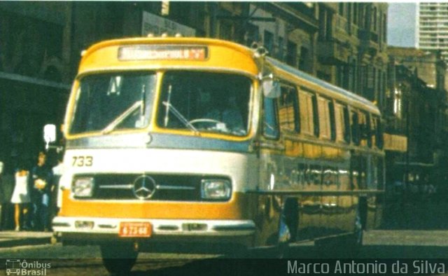 Viação Itapemirim 733 na cidade de Vitória, Espírito Santo, Brasil, por Marco Antonio da Silva. ID da foto: 2286443.