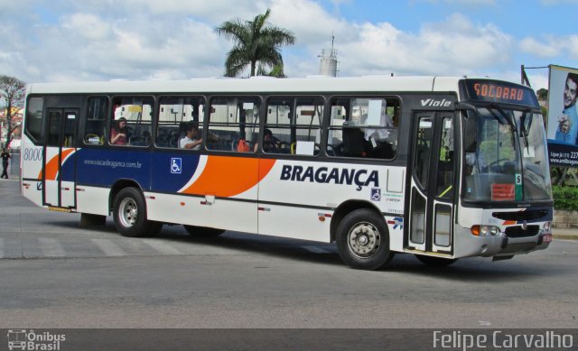 Auto Viação Bragança 8000 na cidade de Bragança Paulista, São Paulo, Brasil, por Matheus Silva. Número da foto: #2286863.