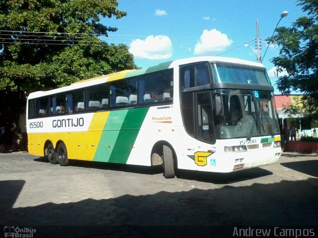 Empresa Gontijo de Transportes 15500 na cidade de Pirapora, Minas Gerais, Brasil, por Andrew Campos. ID da foto: 2286357.