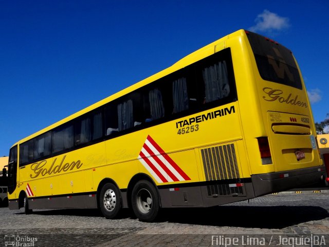 Viação Itapemirim 45253 na cidade de Jequié, Bahia, Brasil, por Filipe Lima. Número da foto: #2285868.