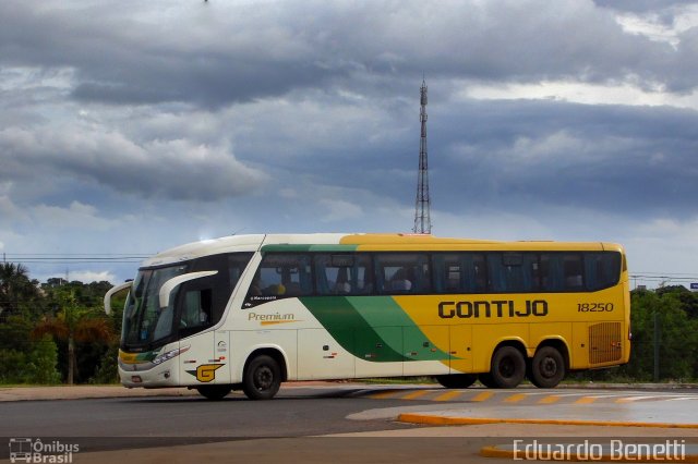 Empresa Gontijo de Transportes 18250 na cidade de Campo Grande, Mato Grosso do Sul, Brasil, por Eduardo Benetti . Número da foto: #2286295.