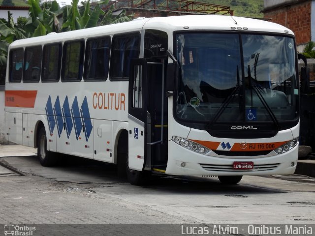 Colitur Transportes Rodoviários RJ 116.006 na cidade de Angra dos Reis, Rio de Janeiro, Brasil, por Lucas Alvim. ID da foto: 2288978.